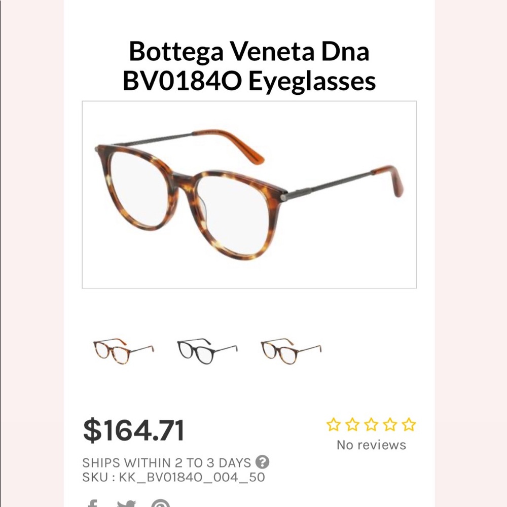 Designer Glasses (Must Go) - Picture 2 of 3